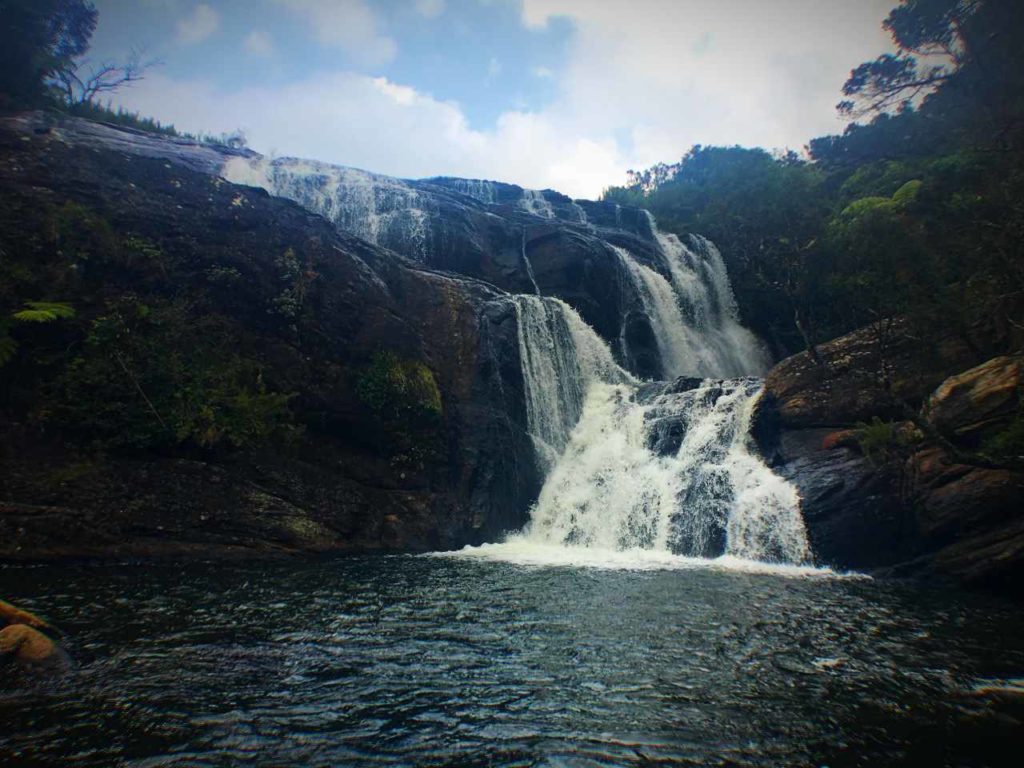 Bakers-falls-in-Hortain-Plains-Sri-Lanka