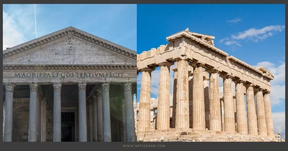Comparison of the Parthenon and the Pantheon