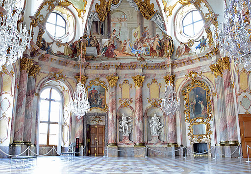Kaisersaal Würzburg as an example of the use of new scientific knowledge in creating artistic work