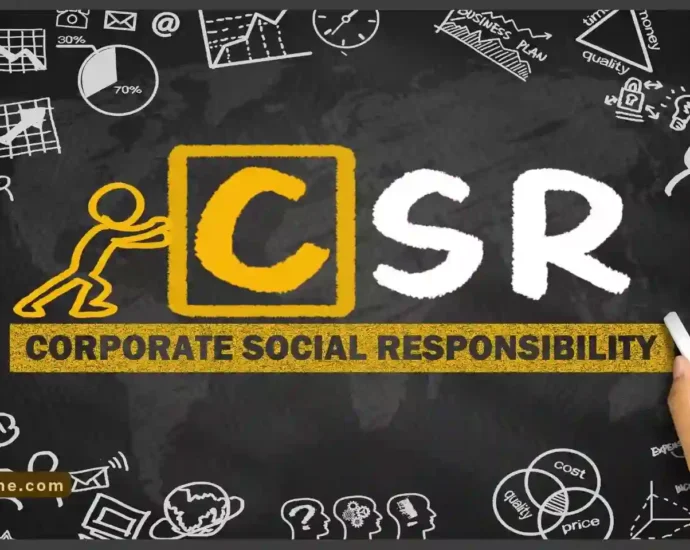 Dark image with the letters C, S, and R written in a big font style, set as a featured image for the article Level Of Social Responsibility Corporations Should Have